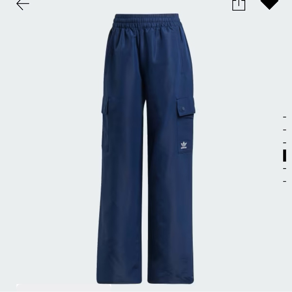 Adidas Dark Blue Cargo Trousers